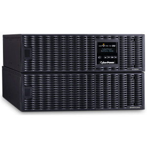 CyberPower OL10KRTHD 6U Rack or Tower UPS, RM Card, UL Rated, LCD panel, 3 NEMA L6-30R & 1 Hardwire Terminal Block, generator compatibility